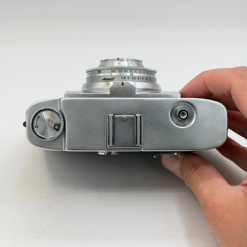 Agfa Silette 35mm Film Camera Color-Apotar 2.8 45mm Lens Prontor-SVS Germany
